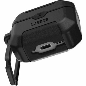 Urban Armor Gear Scout Rugged Charging Case Apple AirPods 4 - Black - Shock Absorbing, Drop Resistant, Anti-slip, Impact R