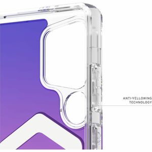 Urban Armor Gear Plyo Rugged Case for Samsung Galaxy S25 Ultra Smartphone - Purple Pink Ombre - Shock Absorbing, Drop Resi