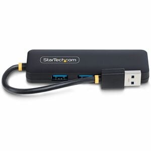 StarTech.com StarTech.com 4-Port USB-A Hub, 5Gbps, Bus Powered, Small Travel Mini USB Hub, Multi-Port USB 3.0 Splitter, Po
