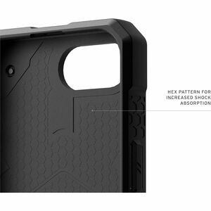 Urban Armor Gear Monarch Pro Rugged Case for Apple iPhone 16e Smartphone - Hex Pattern - Titanium - Shock Absorbing, Drop 
