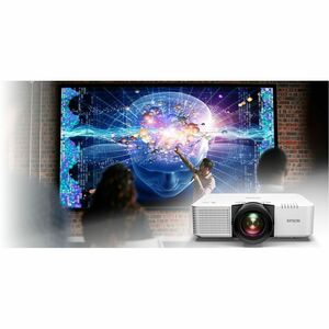 Epson PowerLite L690SU Short Throw 3LCD Projector - 21:9 - Wall Mountable, Ceiling Mountable - White - 1920 x 1200 - Front