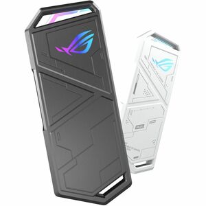 ROG Strix Arion M.2 NVMe SSD Enclosure - Moonlight White - USB3.2 Gen 2x1 Type-C (10 Gbps), Dual USB-C to C and USB-C to A