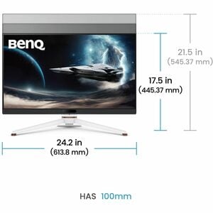 BenQ MOBIUZ EX271U 27 Zoll Klasse 4K UHD Gaming-LED-Monitor - 16:9 Format - Weiß - 68,6 cm (27 Zoll) Viewable - IPS-Techno