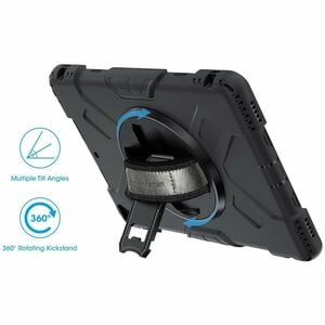 Funda rígida con soporte para iPad® de 10.2" (8ª y 9ª Gen) - Amortiguador, Resistente a Golpes, Resistente a Caídas, Resis