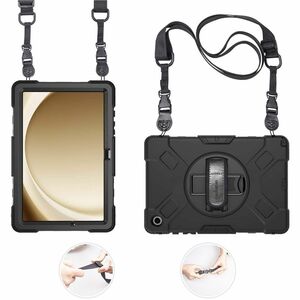 Funda rígida con soporte para Samsung Galaxy Tab® A9+ (11") - Amortiguador, Resistente a Caídas, Resistente a impactos, Pr