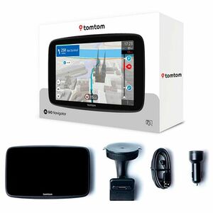 TomTom GO Navigator Automobile Portable GPS Navigator - Portable, Magnetic Mount - 15.2 cm (6") - Touchscreen - Speaker - 