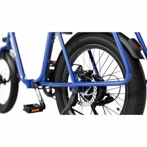 Sharp Straßenfahrrad - Batterie, Elektrisch - 250 W Antrieb - 508 mm Rad - Stahl Rahmen7 Gang/Gänge - Blau, Schwarz