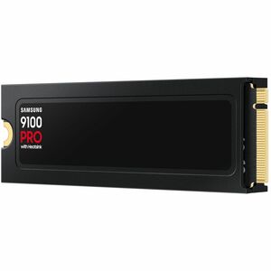 Samsung 9100 PRO Heatsink PCIe® 5.0 NVMe™ M.2 SSD - 1 TB. SSD capacity: 1 TB, SSD form factor: M.2, Read speed: 14700 MB/s