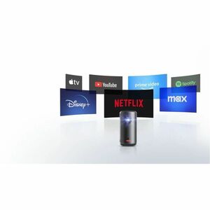 Nebula Capsule 3 LED Projector - Portable - Black - Front - 1080p - Outdoor, Entertainment