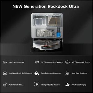 Robot Vacuum Cleaner Roborock Saros 10 senza filo - Nero - Pennello - Tappeto - Batteria - Batteria ricaricabile