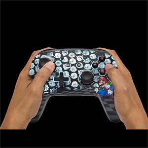 Enhanced Wireless Controller for Nintendo Switch with Lumectra - Mario Peek-A-Boo