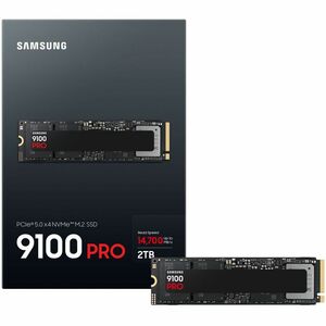 Samsung 9100 PRO 2 TB Solid State Drive - M.2 2280 Internal - PCI Express NVMe (PCI Express NVMe 5.0 x4) - Black - Desktop
