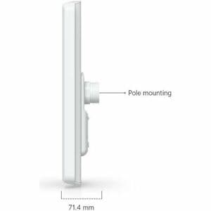 Ubiquiti UDB-Pro Single Band Wi-Fi 5 IEEE 802.11a/n/ac 400 Mbit/s Wireless Bridge - 5 GHz - Internal - MIMO Technology - 1