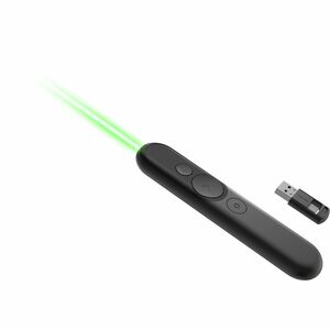 Lenovo Pointer - Bluetooth/Radio-Frequenz - USB Typ-A, USB-Typ C - Laser - 3 Taste(n) - Schwarz - Kabellos - 2,40 GHz - wi