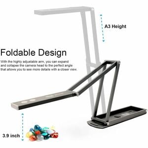 Adesso CyberTrack 830 Document Camera - 8.38 mm CMOS