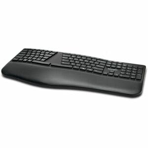 Kensington Pro Fit Ergo Keyboard - Wireless Connectivity - USB Type A Interface - English (UK) - Black - Bluetooth/RF - 4.