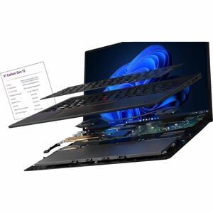 Lenovo ThinkPad X1 Carbon Gen 13 21NX0028AU 14" Notebook - WUXGA - Intel Core Ultra 5 225H - Intel Evo Platform - 32 GB - 