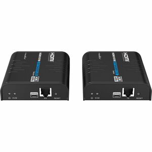 Rocstor TrueReach Video Extender Transmitter/Receiver - 656.17 ft Range - 2 x Network (RJ-45) - 5 x USB - 1 x HDMI In - 1 