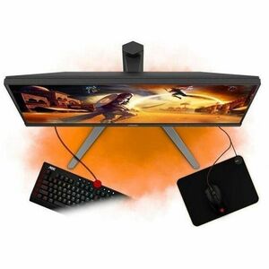 AOC 27G4HA 27" Aula Full HD Monitor LED para jogos - 16:9 - Preto, Vermelho - 68,6 cm (27") Viewable - Fast IPS - WLED Luz