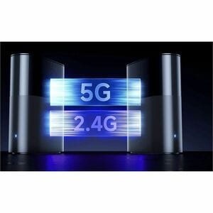 MI Wi-Fi 7 IEEE 802.11 a/b/g/n/ac/ax/be Ethernet Wireless Router - Dual Band - 2.40 GHz ISM Band - 5 GHz UNII Band - 4 x A