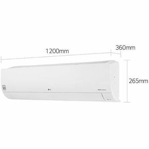 Aire acondicionado de pared LG DUALCOOL SW362H8 con Motor inversor digital - Blanco - Refrigerador, Calentador - 33000BTU/