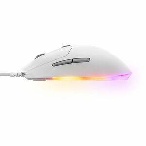 SteelSeries Rival 3 Gen 2 Gaming Mouse - TrueMove Core - Cable - White - 8500 dpi - 6 Button(s) - Right-handed
