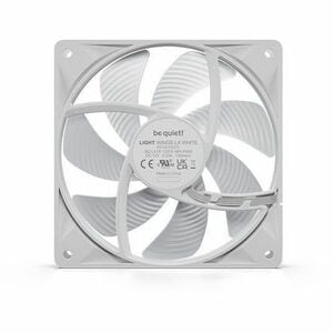 be quiet! Light Wings LX 120 mm PWM Reverse White. Typ: Ventilator, Lüfterdurchmesser: 12 cm, Rotationsgeschwindigkeit (ma