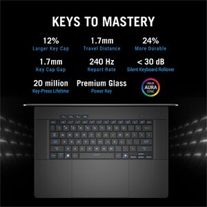 Asus ROG Zephyrus G16 GU605 GU605CW-QR091W 40.6 cm (16") Gaming Notebook - 2.5K - Intel Core Ultra 9 285H - 64 GB - 2 TB S