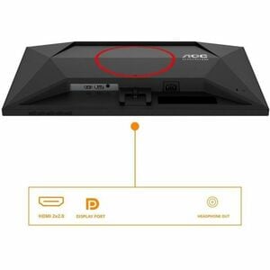 AOC Q24G4RE 24.0" (61.0 cm) Class WQHD Gaming LED Monitor - 16:9 - Black - 23.8" (60.5 cm) Viewable - Fast IPS - LED Backl