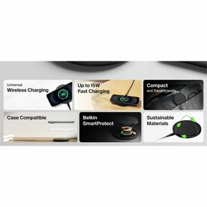 Belkin BoostCharge Induktionsladegerät - Schwarz