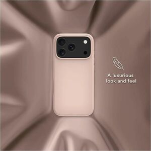 dbramante1928 ApS Roskilde Case for Apple iPhone 17 Pro Smartphone - Pink Sand - Soft-touch - Stain Resistant, Scratch Res