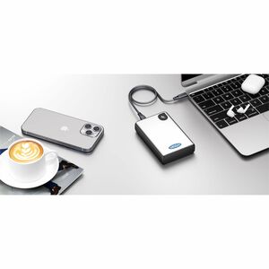 Origin Power Bank - Silver - For Notebook, Netbook - Lithium Ion (Li-Ion) - 20000 mAh - USB Type-C Connector - 2 x USB - S