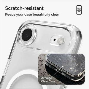 ZAGG Crystal Palace Snap Case for Apple iPhone 17 Air Smartphone - Textured Edges - Transparent - Drop Resistant, Yellowin