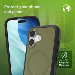 ZAGG Sedona Snap Case for Apple iPhone 17 Smartphone - Sea Kelp - Impact Absorbing, Drop Resistant, Shock Absorbing, Slip 