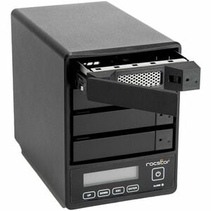 Rocpro U35 Professional 96TB RAID Drive - 24x4TB HDD - 7200 RPM - RAID 0/5/JBOD - USB 3.2 Gen 1 - 4-Bay - Hot Swap Tray - 