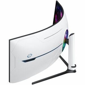 Samsung Odyssey Neo G9 S57CG950NW 57" (144.8 cm) Class Curved Screen Gaming Mini LED Monitor - 32:9 - Black, White - 57" (