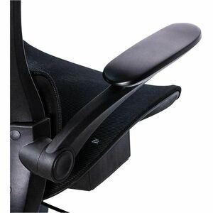 Silla ejecutiva Naceb Alto - Malla Seat - Malla Back - 3+ Base - Negro - Poliuretano, Cloruro de Polivinilo (PVC) - Apoyab