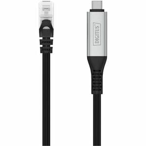 Digitus 10 m Kategorie 6a Netzwerkkabel - 1 Stück - Cable for Netzwerkgerät, Notebook, Tablet, Smartphone, Remote-Zugriffs