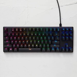 HyperX Alloy Origins Core Rugged Projection Keyboard - Cable Connectivity - USB Type C Interface - RGB LED - English (US) 