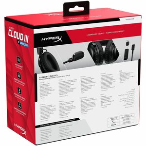 HyperX Cloud III S Wireless Headset (Black/Red)