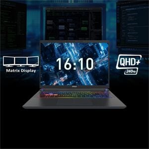 MSI Vector 16 HX AI A2XW Vector 16 HX AI A2XWHG-443IN 40.64 cm (16") Gaming Notebook - QHD - 240 Hz - Intel Core Ultra 7 2