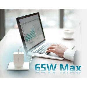 Adaptateur secteur D-Link DCP-651 - 65 W - Adaptateur universel - 1 USB - 2 USB Type-C - Pour Ordinateur Portable, Télépho
