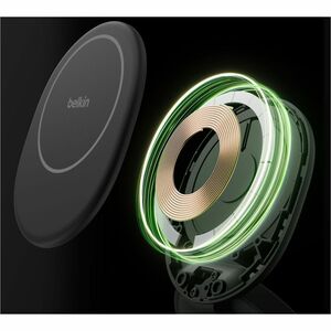 Belkin BoostCharge Induktionsladegerät - Schwarz - für Qi2-fähiges Gerät - Kompakt, Magnetisch
