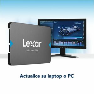 SSD Lexar® NQ100 2.5" SATA III (6Gb/s) 256 Go - Notebook, Ordinateur de bureau Appareil compatible - 0,32 DWPD - 84 To TBW