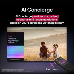 Smart LED-LCD TV 2025 LG UA75 65UA7500PSA 165.1cm - 4K UHDTV - Hig Dynamic Range (Alto rango dinámico, HDR) - Negro - HDR1