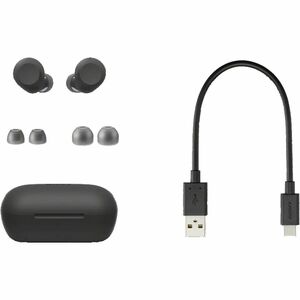 Sony WFC710NB True Wireless Earbud Stereo Earset - Black - Binaural - In-ear - Noise Canceling