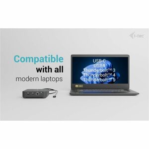 Docking station i-tec 12 Porta(e) USB Type-C per Monitor, Computer portatile, Tablet PC - Compatibilita carica - 100 W - 3