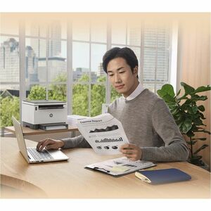 HP LaserJet Tank 2606sdw Wired & Wireless Laser Multifunction Printer - Monochrome - Copier/Printer/Scanner - 21 ppm Mono 