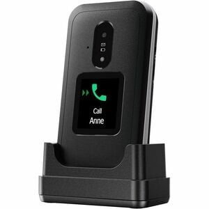 Téléphone portable standard Doro Leva E30 - Écran - Écran Écran pliable flexible - Noir, Blanc - Flip - Sans SIM