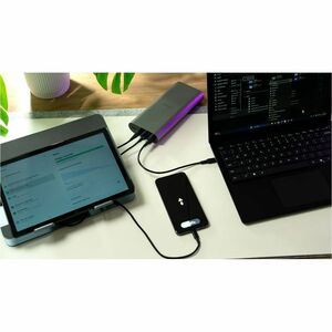 Targus® 100W USB-C Portable Power Bank - For Notebook, Tablet, Smartphone - 25000 mAh - 100 W - USB Type-C Connector - 3 x